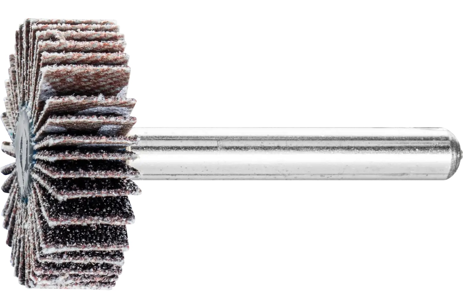 Picture of Pferd Mounted Flap Wheel, 1" X 1/2, 60 Grit, 1/4" Shank, Silicon Carbide